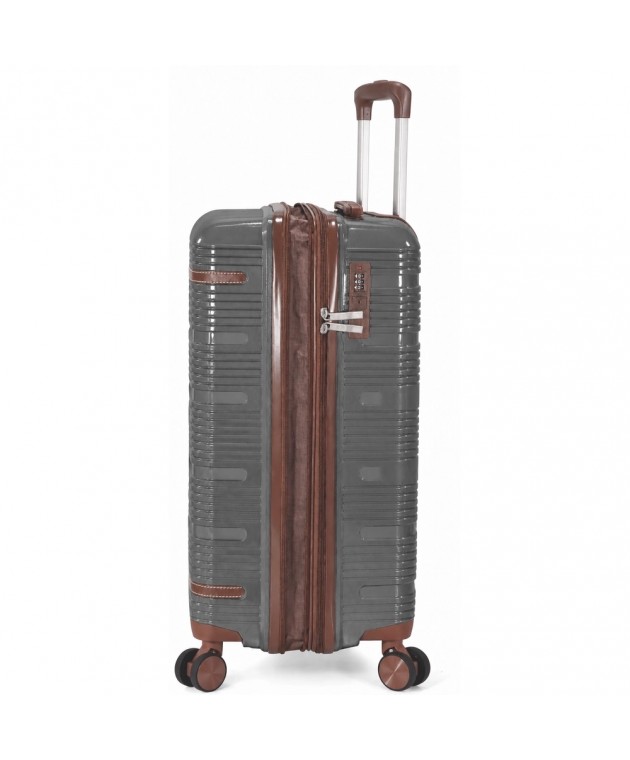 Σετ 2 τεμαχίων (Βαλίτσα Καμπίνας & Beauty case) BENZI BZ5900 Γκρι Σετ Βαλίτσες