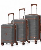 Σετ 3 Βαλίτσες BENZI BZ5900 GREY Σετ Βαλίτσες