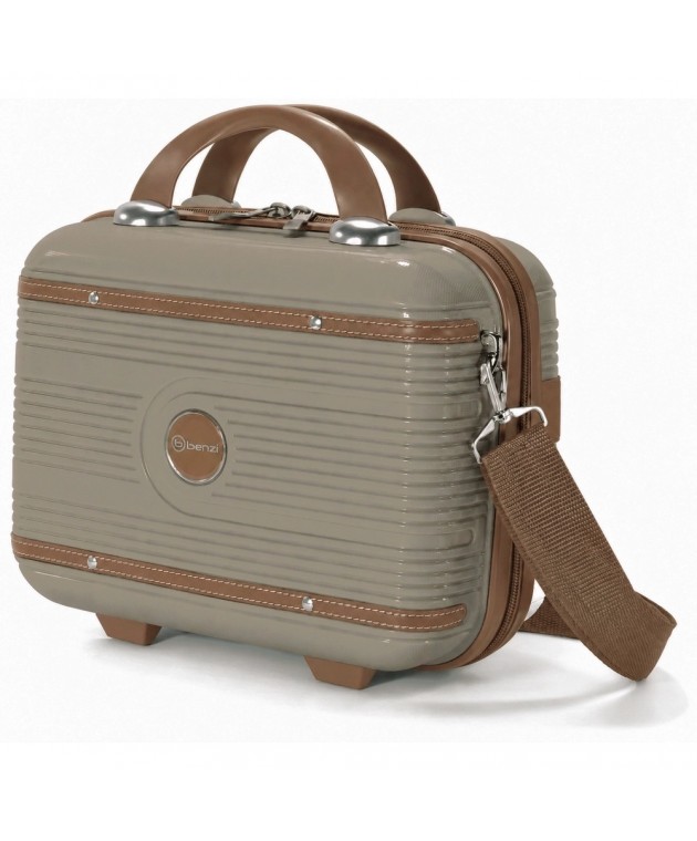Σετ 2 τεμαχίων (Βαλίτσα Καμπίνας & Beauty case) BENZI BZ5900 Καφέ Σετ Βαλίτσες