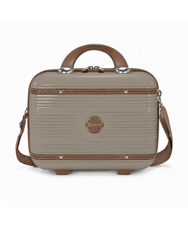 Σετ 2 τεμαχίων (Βαλίτσα Καμπίνας & Beauty case) BENZI BZ5900 Καφέ Σετ Βαλίτσες