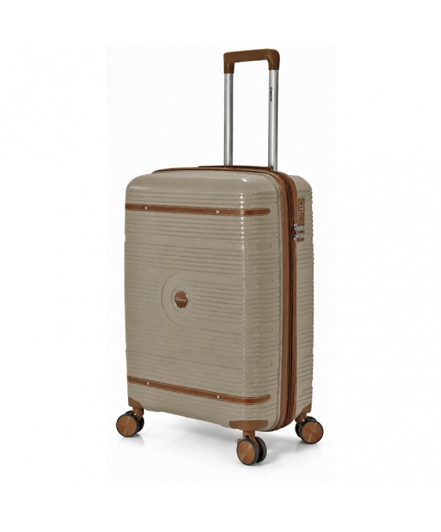 Σετ 2 τεμαχίων (Βαλίτσα Καμπίνας & Beauty case) BENZI BZ5900 Καφέ Σετ Βαλίτσες