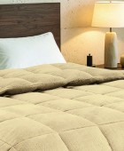 ΚΟΥΒΕΡΤΟΠΑΠΛΩΜΑ ΥΠΕΡΔΙΠΛΟ SHELBY BEIGE (220X240) Κουβερτοπαπλώματα  Υπέρδιπλα