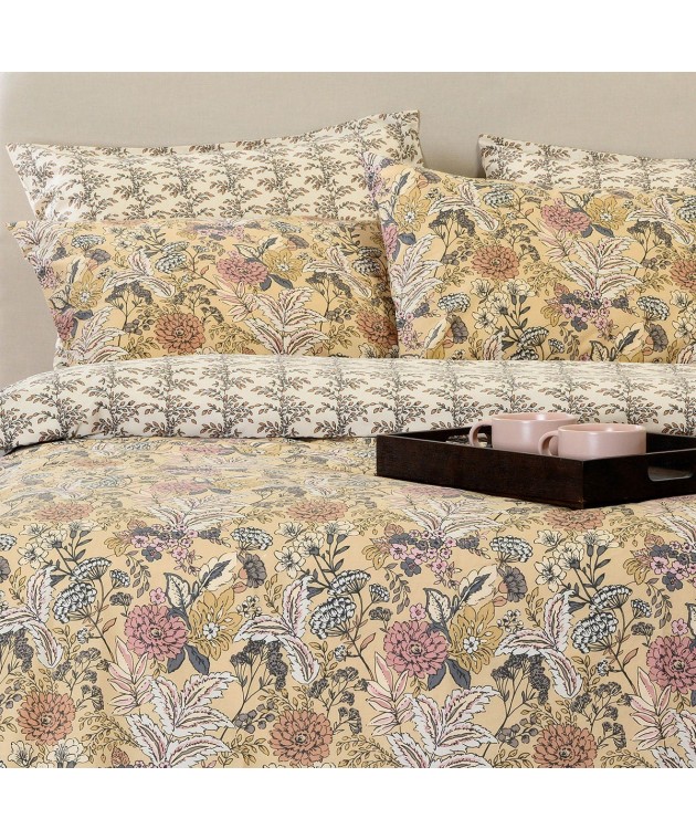 ΣΕΤ ΣΕΝΤΟΝΙΑ KING SIZE EDUARDA BEIGE ULTRA LINE (260X270) Σεντόνια King Size