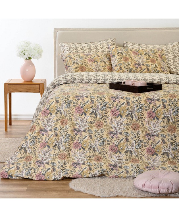 ΠΑΠΛΩΜΑ KING SIZE EDUARDA BEIGE ULTRA LINE (240X260)