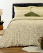 ΣΕΤ ΣΕΝΤΟΝΙΑ ΜΟΝΑ (Λ) DEMI BEIGE CASUAL LINE (100Χ200+32)