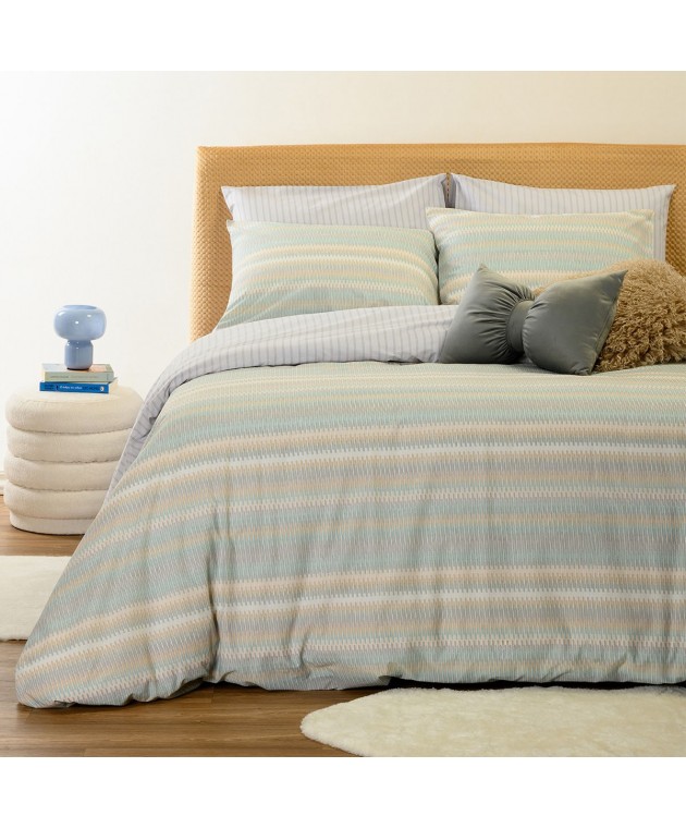ΣΕΤ ΣΕΝΤΟΝΙΑ KING SIZE (Λ) MINNA AQUA CASUAL LINE (180Χ200+32)