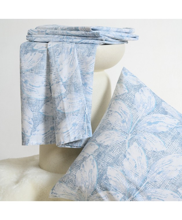 ΣΕΝΤΟΝΙ (ΣΕΤ 2 ΤΕΜ.) 120Χ200+32 LESSLIE BLUE CASUAL LINE MINI Ημίδιπλα