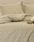 ΣΕΤ ΣΕΝΤΟΝΙΑ ΦΑΝΕΛΕΝΙΑ ΜΟΝΑ ELSA BEIGE (170X270) Σεντόνια Φανελένια Μονά