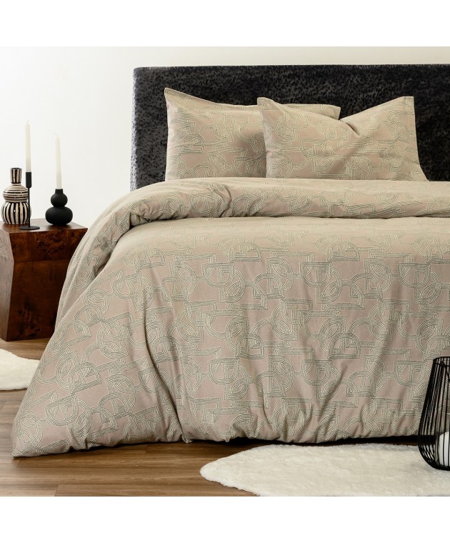 ΣΕΤ ΣΕΝΤΟΝΙΑ ΦΑΝΕΛΕΝΙΑ KING SIZE (Λ) EMBER GREIGE (180X200+32)