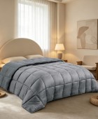 ΚΟΥΒΕΡΤΟΠΑΠΛΩΜΑ KING SIZE SHELBY GREY (240X260) Κουβερτοπάπλωμα  king size