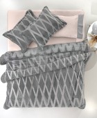 Κουβερτοπάπλωμα Zadic Grey 180X240 Κουβερτοπαπλώματα Ημίδιπλα