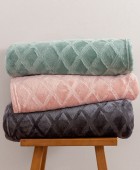 Κουβέρτα Fleece 160x240 NADINE PINK Κουβέρτες Fleece Μονές