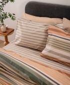 Σετ Σεντόνια Υπέρδιπλα Flannel Beauty 170x200+32 FB0244 Με Λάστιχο Σεντόνια Φανελένια Υπέρδιπλα