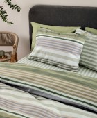 Σετ Μονά Σεντόνια Flannel Beauty 110x200+32 FB0245 Με Λάστιχο Σεντόνια Φανελένια Μονά