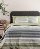 Σετ Σεντόνια Υπέρδιπλα Flannel Beauty 170x200+32 FB0245 Με Λάστιχο Σεντόνια Φανελένια Υπέρδιπλα