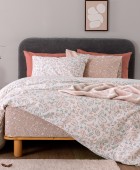 Σετ Μονά Σεντόνια Flannel Beauty 110x200+32 FB0247 Με Λάστιχο Σεντόνια Φανελένια Μονά