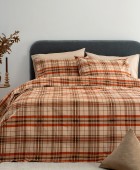 Σετ Μονά Σεντόνια Flannel Beauty 170x265 FB0248 Χωρίς Λάστιχο Σεντόνια Φανελένια Μονά
