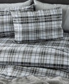 Σετ Σεντόνια Υπέρδιπλα Flannel Beauty 170Χ200+32 FB0249 Με Λάστιχο Σεντόνια Φανελένια Υπέρδιπλα