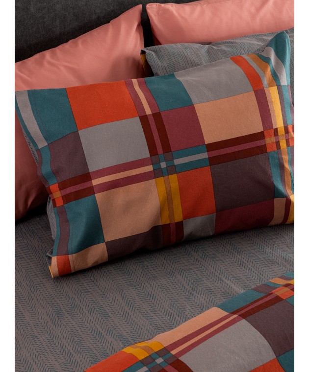 Σετ Μονά Σεντόνια Flannel Beauty 110Χ200+32 FB0251 Με Λάστιχο Σεντόνια Φανελένια Μονά