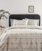 Σετ Σεντόνια Υπέρδιπλα Flannel Beauty 240x265 FB0252 Χωρίς Λάστιχο Σεντόνια Φανελένια Υπέρδιπλα