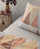 Σετ Μονά Σεντόνια Fashion Life 110x200+32 FL6311 Με Λάστιχο Σεντόνια Μονά