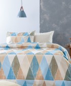 Σετ Μονά Σεντόνια Fashion Life 110x200+32 FL6312 Με Λάστιχο Σεντόνια Μονά