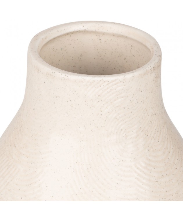ESTIA ΒΑΖΟ CLAYRA ΚΕΡΑΜΙΚΟ 10.3x10.3x14.5cm IVORY