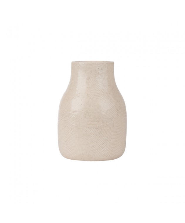 ESTIA ΒΑΖΟ CLAYRA ΚΕΡΑΜΙΚΟ 10.3x10.3x14.5cm IVORY