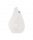 ESTIA ΒΑΖΟ TULIP CLAYRA ΚΕΡΑΜΙΚΟ 13.5x13.2x14.3cm ΛΕΥΚΟ