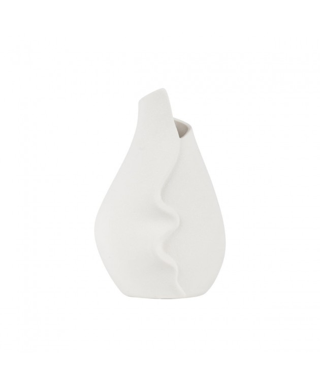 ESTIA ΒΑΖΟ TULIP CLAYRA ΚΕΡΑΜΙΚΟ 13.5x13.2x14.3cm ΛΕΥΚΟ