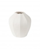 ESTIA ΒΑΖΟ ΠΛΙΣΕ CLAYRA ΚΕΡΑΜΙΚΟ 13.5x13.2x14.3cm IVORY