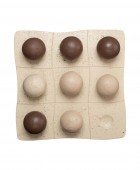 ESTIA ΔΙΑΚΟΣΜΗΤΙΚΗ ΤΡΙΛΙΖΑ NYRA 20.5x20.5x5cm ΛΕΥΚΗ ΜΑΥΡΗ