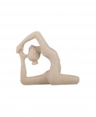 ESTIA ΔΙΑΚΟΣΜΗΤΙΚΗ ΦΙΓΟΥΡΑ YOGA NYRA 20.8x9.2x19cm IVORY