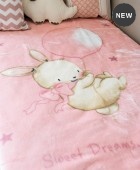  Κουβέρτα Βελουτέ Κούνιας 1545 Pink 041-16-4 (110X140), SUNSHINE HOME ΝΕΕΣ ΑΦΙΞΕΙΣ