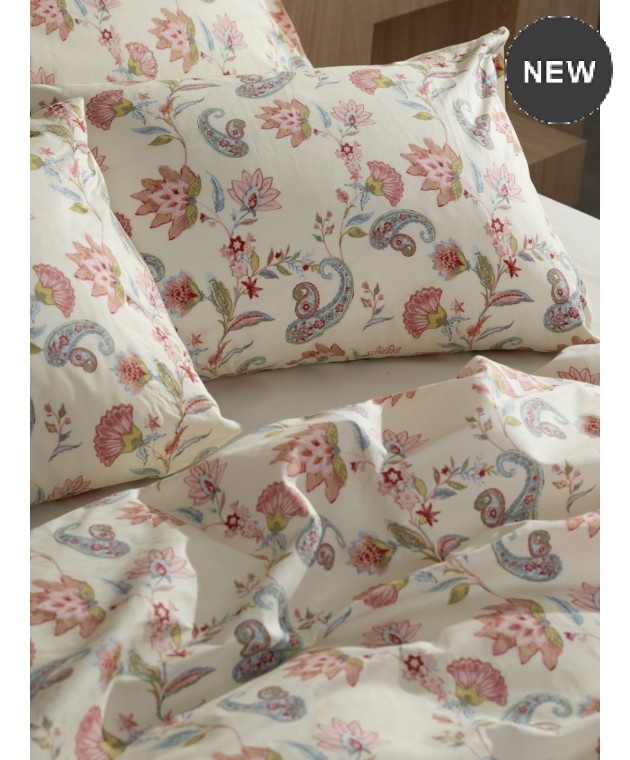  Σετ Σεντόνια Cotton Feelings 2068 Ecru Υπέρδιπλα (235×270), SUNSHINE HOME Σεντόνια Υπέρδιπλα