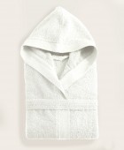 Μπουρνούζι με κουκούλα AMADEUS WHITE (M), RYTHMOS HOME Μπουρνούζια