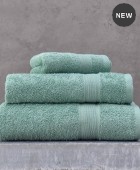 Σετ πετσέτες 5 τεμ. ILLUSION GREEN, RYTHMOS HOME Σετ πετσέτες Mπάνιου