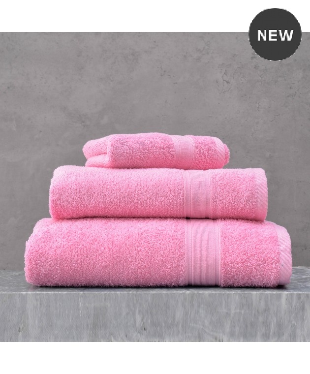 Σετ πετσέτες 3 τεμ. ILLUSION PINK, RYTHMOS HOME Σετ πετσέτες Mπάνιου