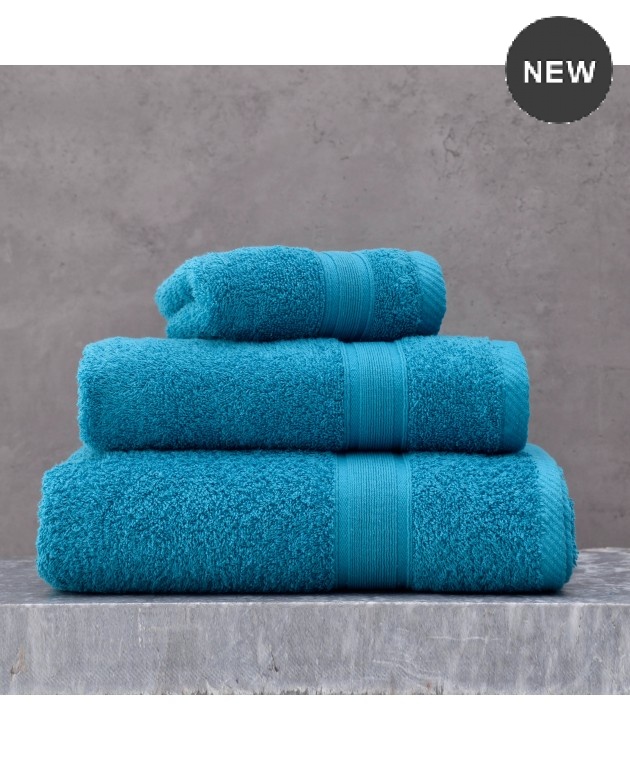 Σετ πετσέτες 3 τεμ. ILLUSION TURQUOISE, RYTHMOS HOME Σετ πετσέτες Mπάνιου