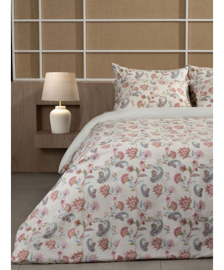  Σετ Σεντόνια Cotton Feelings 2068 Ecru Μονά (165×270), SUNSHINE HOME