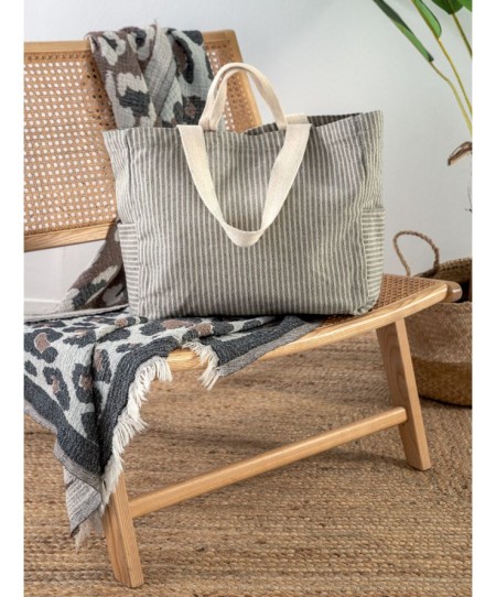  Τσάντα Θαλάσσης Beach Collection BAG BLACK 35x35x15