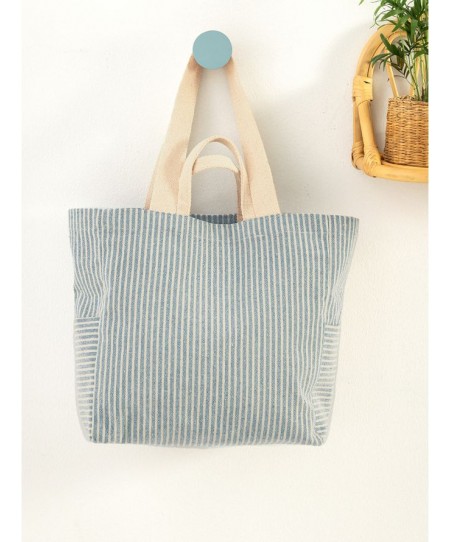  Τσάντα Θαλάσσης Beach Collection BAG BLUE 35x35x15