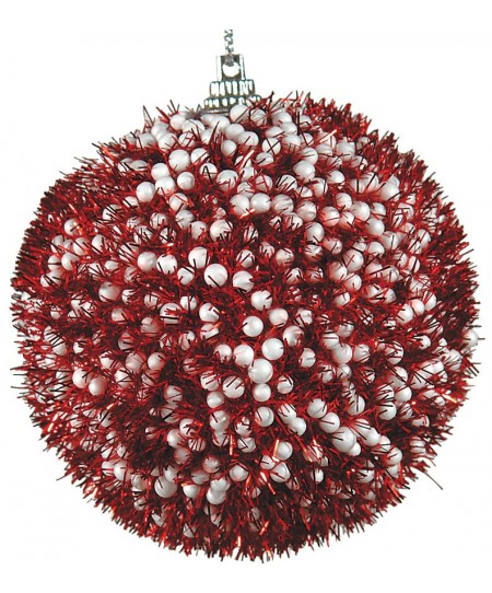 Σετ 6 τεμ. Πλαστικές Χριστουγεννιάτικες Μπάλες 8cm