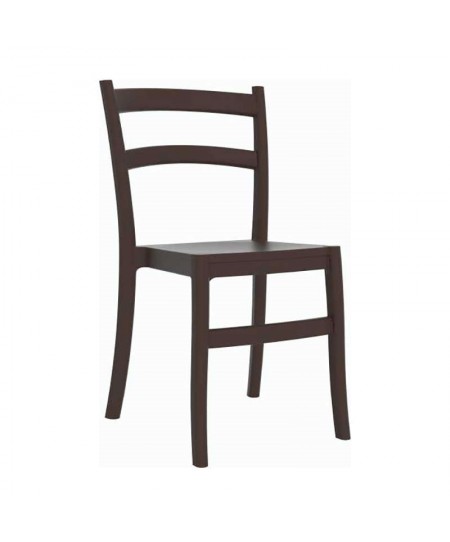 Καρέκλα TIFFANY DARK BROWN, SIESTA