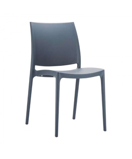 Καρέκλα MAYA DARK GREY, SIESTA