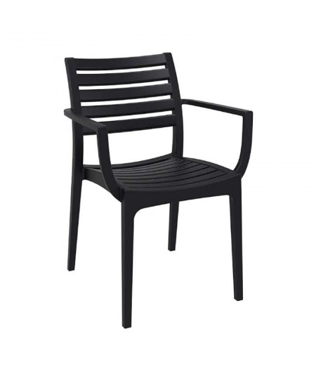 Πολυθρόνα ARTEMIS BLACK, SIESTA