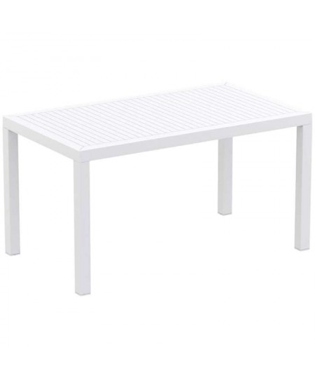 Τραπέζι (140Χ80X75) ARES WHITE, SIESTA