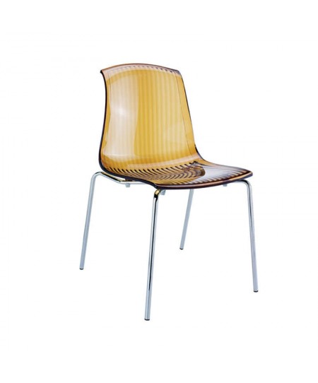 Καρέκλα AMBER TRANSPARENT, SIESTA
