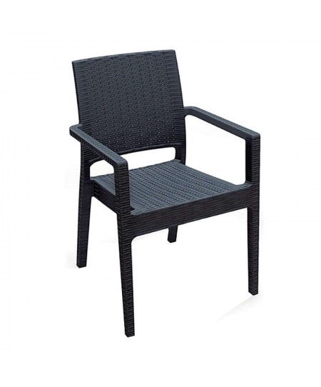 Πολυθρόνα IBIZA DARK GREY, SIESTA