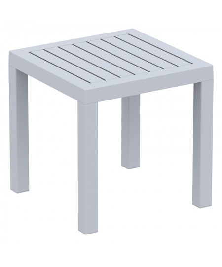 Τραπέζι (45Χ45Χ45) OCEAN SILVER GREY, SIESTA